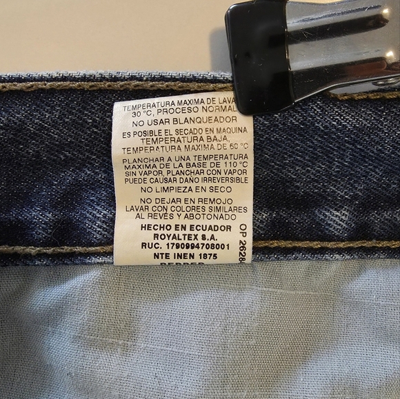 Lee Men's Relaxed Fit Blue Jeans Size 34 - Picture 8 of 8